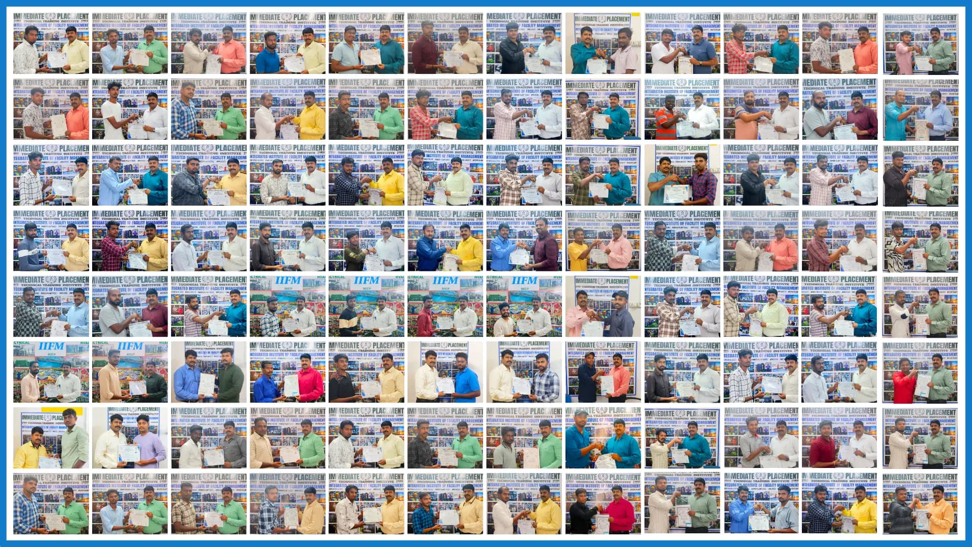 IIFM Academy certified candidates with founder - Desktop